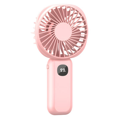 Kbndieu Digital Handheld Fan Portable USB Charging Students Outdoor Gifts Home Mini Fan