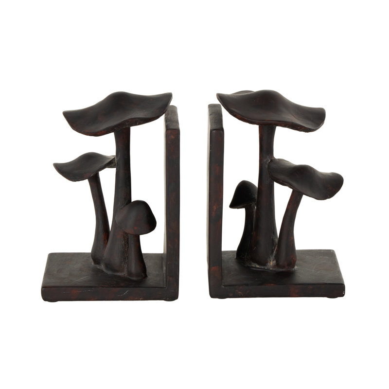 Mushroom Resin Bookends