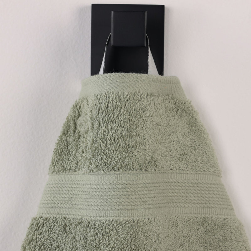 Lyndon Organic Cotton Medium Weight Towel Set, 3 Piece Set, Sage