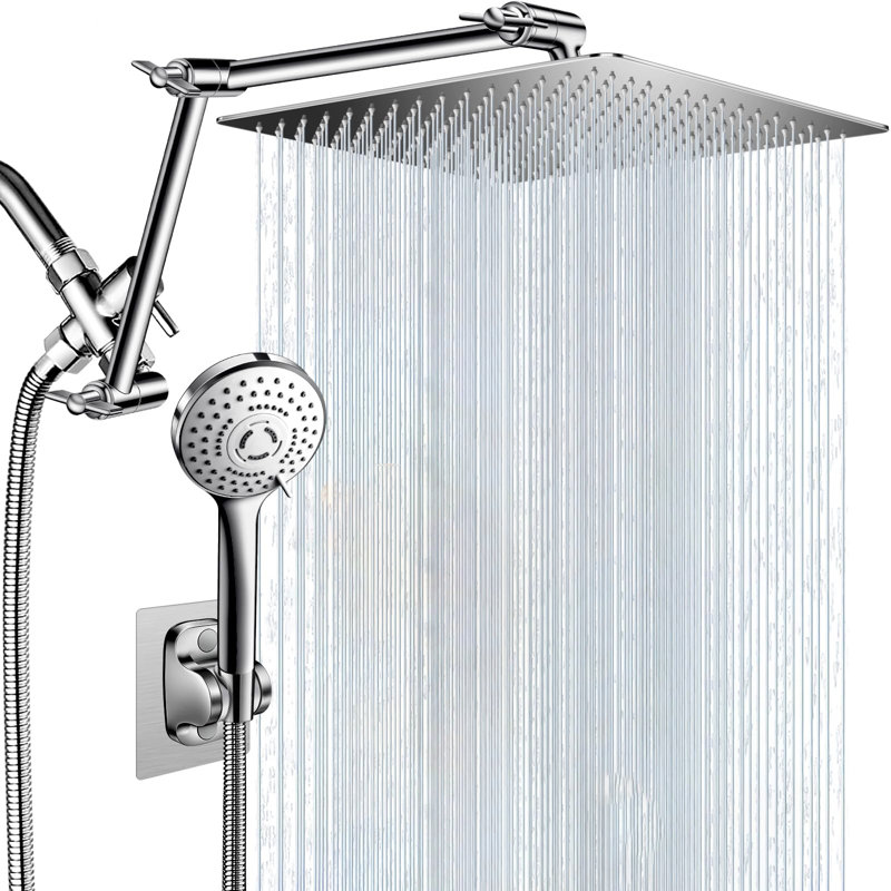 Luxurious Dual Shower Head Combination, Chrome