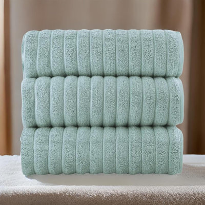 Fralick Ribbed Turkish Cotton Bath Sheet Set