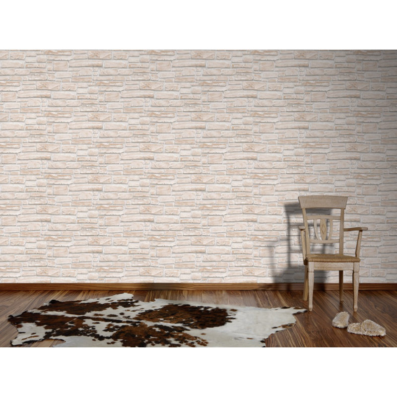 Dekora Natur 10.1m x 53cm Wallpaper, White