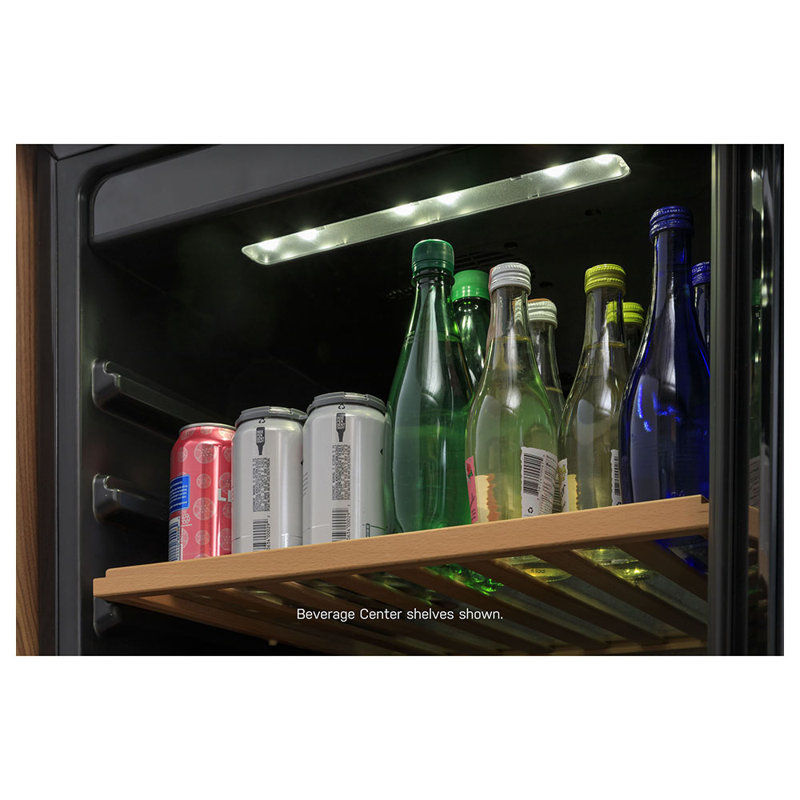 GE Profile 23.5'' W Convertible 155 Cans (12 oz.) 5.1 Cubic Feet Beverage Cooler with Wine Storage