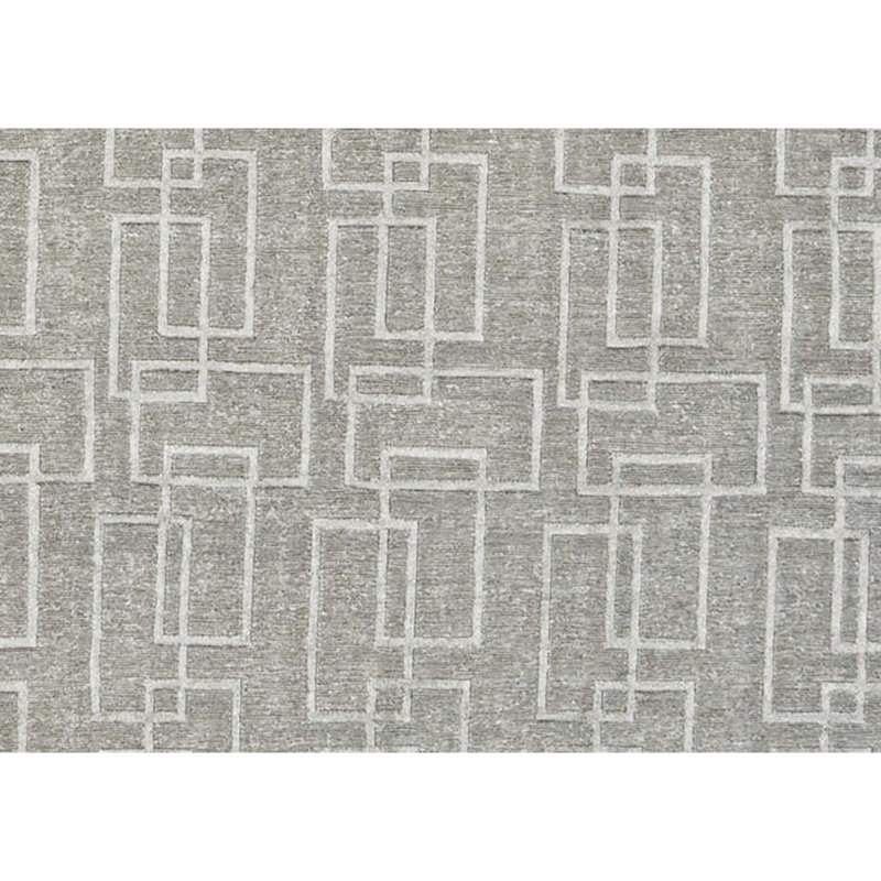 Hand-Knotted High-Quality Silver Area Rug