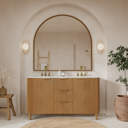 Joss & Main Nova 60" Marble Top Double Sink Bathroom Vanity & Reviews ...