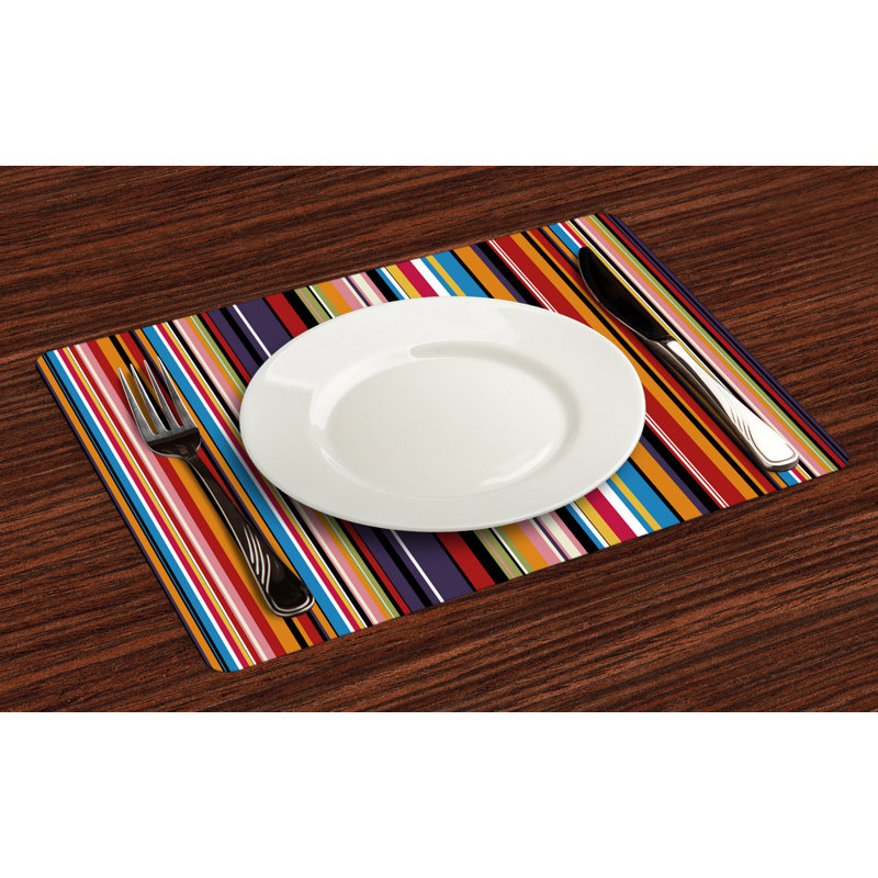 Amelia-Grace Floral Exotic Spring Flowers Placemat