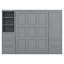 Lit escamotable Murphy avec placard, tiroirs et tablettes-31047286
