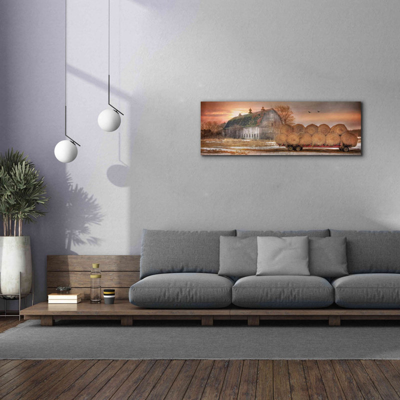 'Sunset on the Far' by Lori Deiter, Canvas Wall Art, 20" H x 60" W x 1.5" D