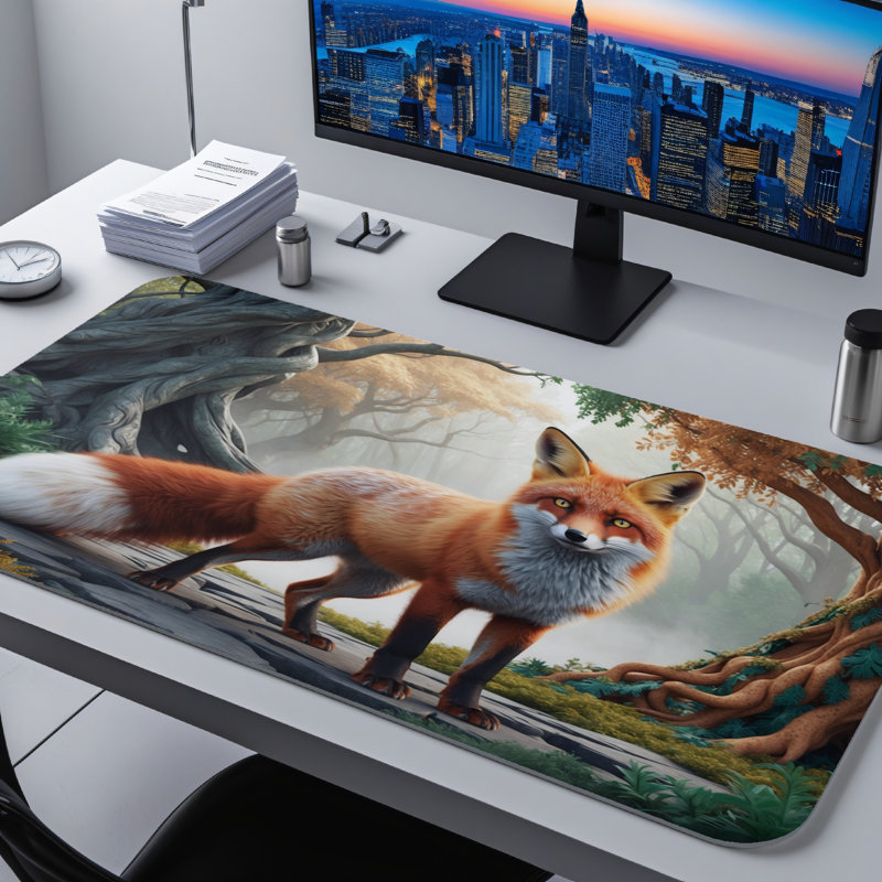 Polyester Desk Pad, 31.5x15.5