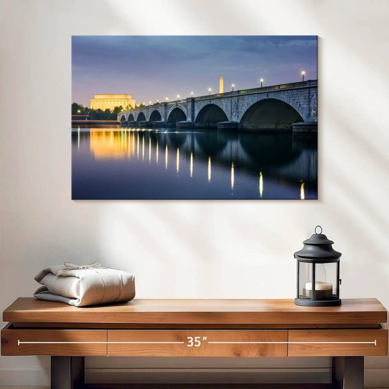Lilie Arlington Memorial Bridge Glow, H 16 po x l 24 po