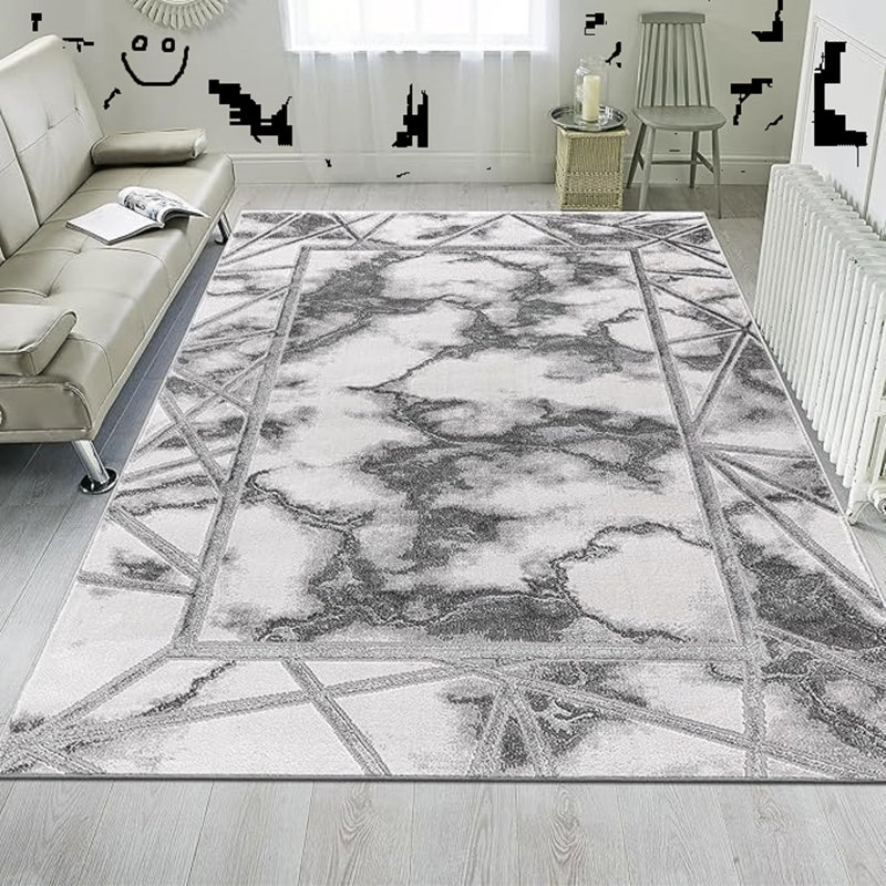 Modern Abstract Area Rugs Soft Living Room Rug Hallway Kitchen Bedroom Carpet Floor Mat, Rectangle 120 x 170 cm