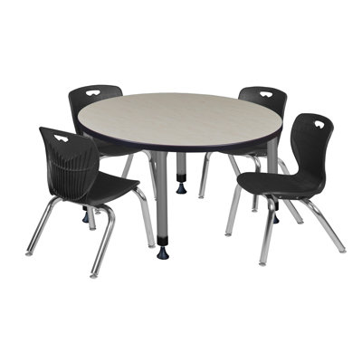 Ensemble de table de salle à manger et de chaises 12 po Kee