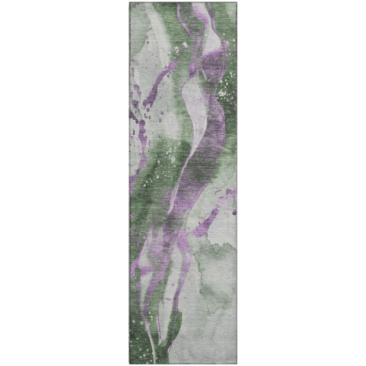 Premium Machine Washable Elize AMF1523 Abstract Rug