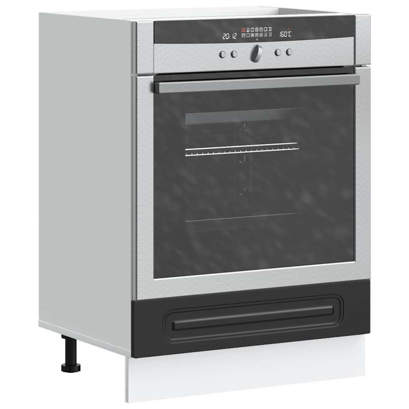 Armoire de cuisson vidaXL, Noir