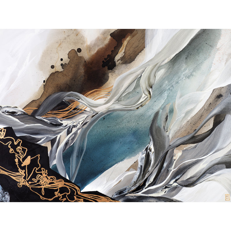 " Elemental " by Novi Lim, 24" H x 32" W, Wrapped Canvas