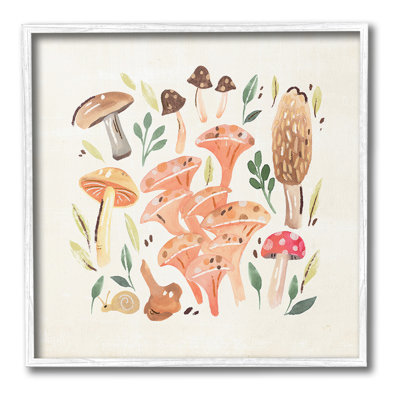 VariedMushrooms&SnailGicleeArtbyAnnieWarren