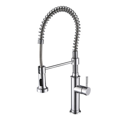 Topcraft Single-Handle Single-Hole Pull-Down Kitchen Faucet