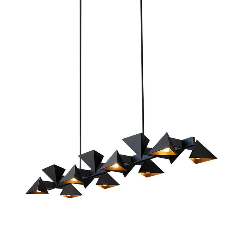 Plafonnier triangulaire 10 lumières Nightingale
