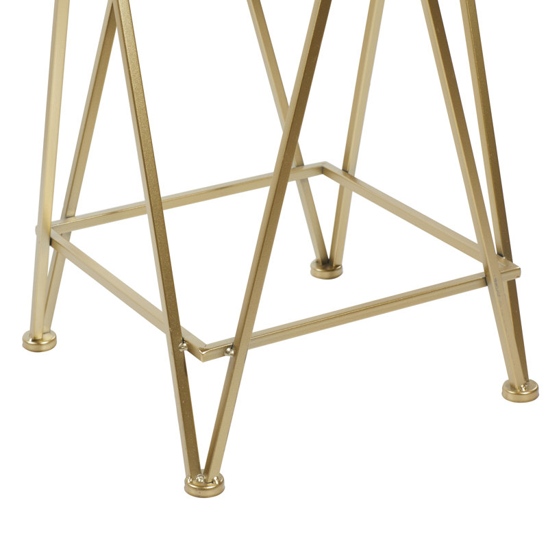 Giglio Tray Top Nesting Tables, Gold