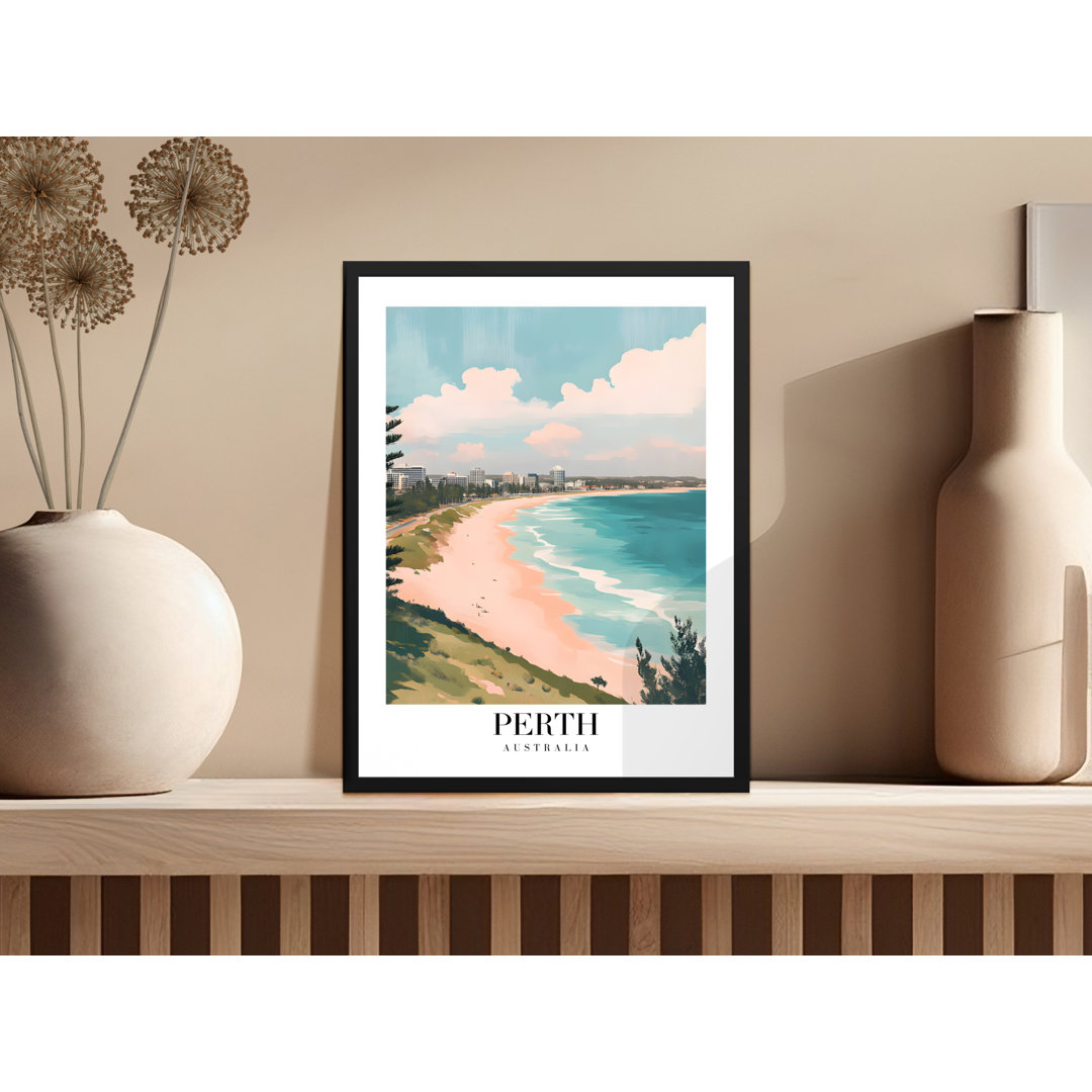 Travel Themed Black Framed Poster