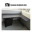 Bureau en bois manufacturé en L noir et en acier réglable-108074793-108074797