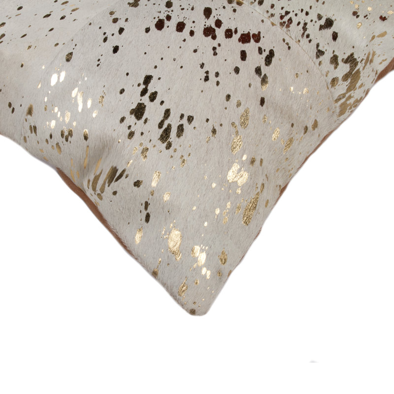 Coussin Torino, Motif Animal, Naturel / Or