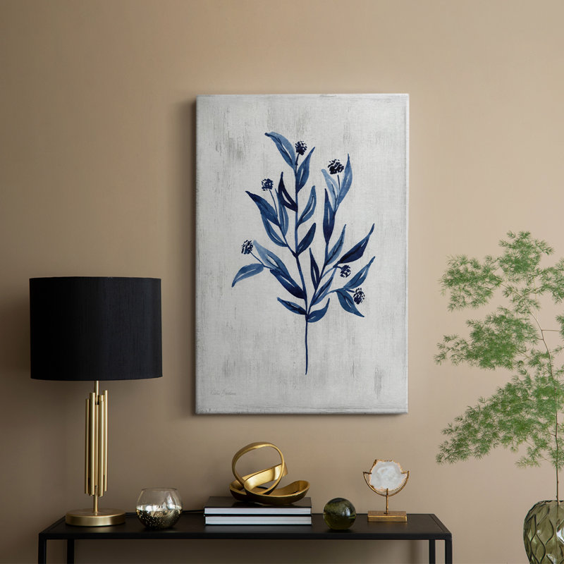Wild Indigo III - galerie sur mesure, H 18 po x l 12 po
