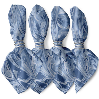 Amatul Polyester Geometric Square Napkin