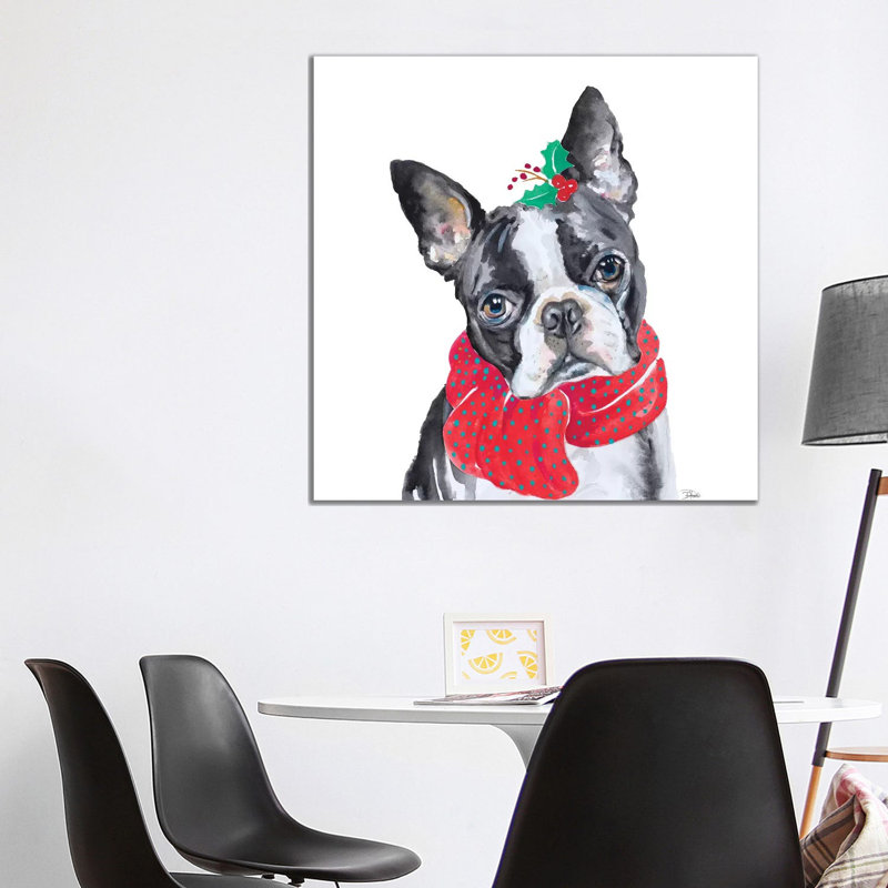 Holiday Dog II by Patricia Pinto - Wrapped Canvas Print, 93.98cm H x 93.98cm W