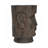 Outdoor Side Table,Easter Island Moai Statue Pedestal End Table Stool,For Home Patio Deck Sunroom Garden Balcony Yard Lawn,Light Grey Color