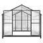 Greenhouse - Polycarbonate Panels And Secure Lock Outdoor Aluminum Rust--115808152