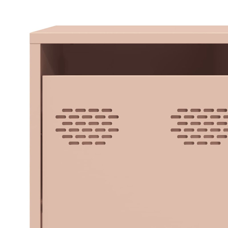 Sideboard 135X39x103.5 Cm Cold-Rolled Steel, Pink