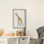 «Cassie Walking Giraffe», reproduction encadrée-747657764