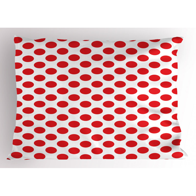 Dots Polyester Polka Dots Sham Set, Twin