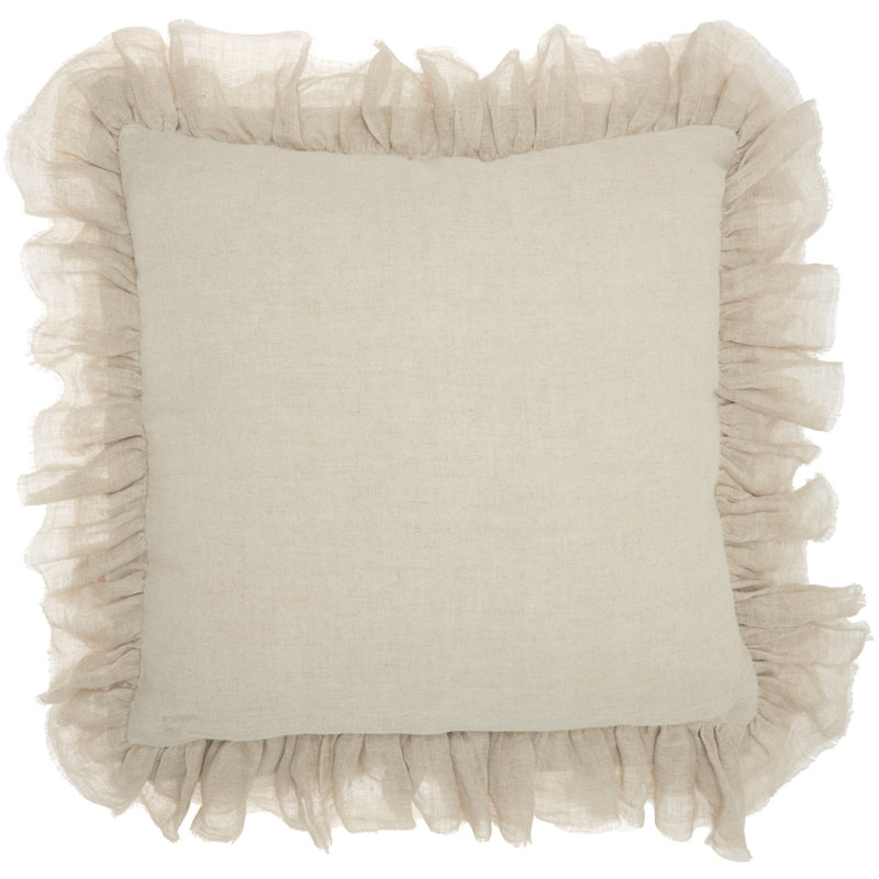  Housse de coussin carré et insert, Rosé