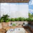Privacy Metal Screen Fence Panel Horizontal Stripe Pattern-69478607-112246456