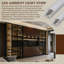 Armoire à vin 15,75 "avec porte vitrée de luxe moderne à une porte avec éclairage DEL et porte en verre trempé ultra-transparent ultra transparent