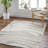 Rectangle Cahla Machine Woven Polypropylene Area Rug in Cream-1753134936