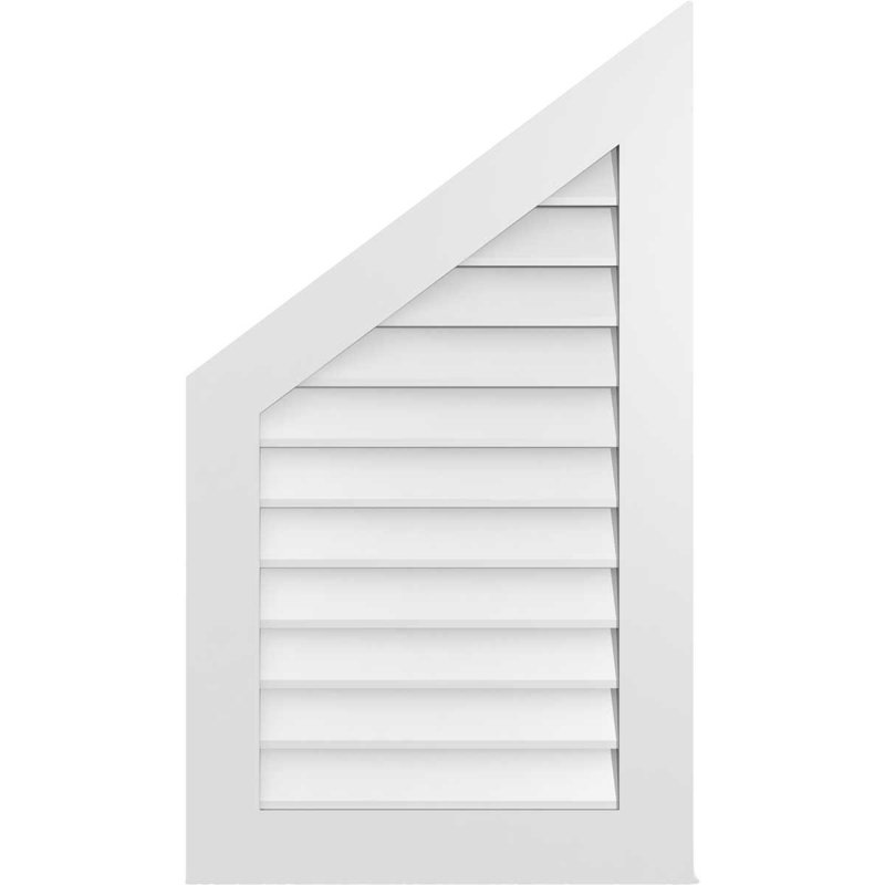 Évent en poire non-fonctionnel Signature, H 42 po x l 24 po x P 1 po
