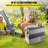 VEVOR 12V Car Refrigerator 55L Portable RV Freezer with App Control(-4℉~68℉) Dual-Zone Car Fridge