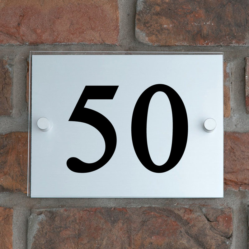 Champy 15cm H Plastic House Number, 50