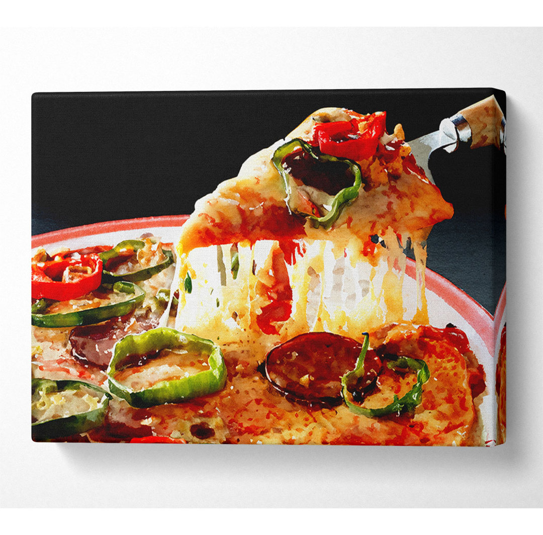 Pizza Delight - Kunstdrucke auf Leinwand