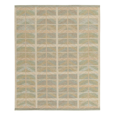 Scandinavian Wool Geometric Area Rug