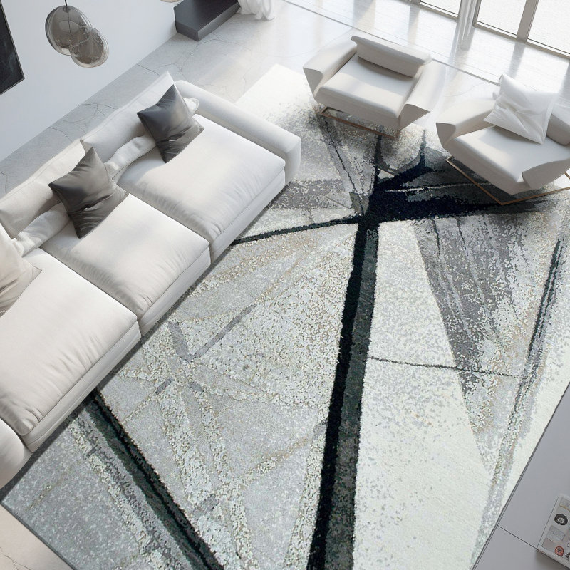 Aurora Flatweave Abstract Area Rug, Rectangle 8' x 10'