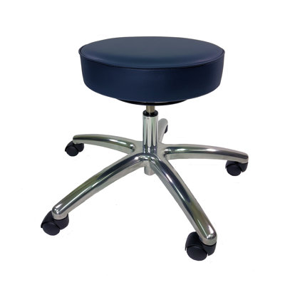 Tabouret rond en vinyle Kyzin
