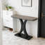 Console compacte, table de vestibule de style industriel moderne, table de canapé robuste