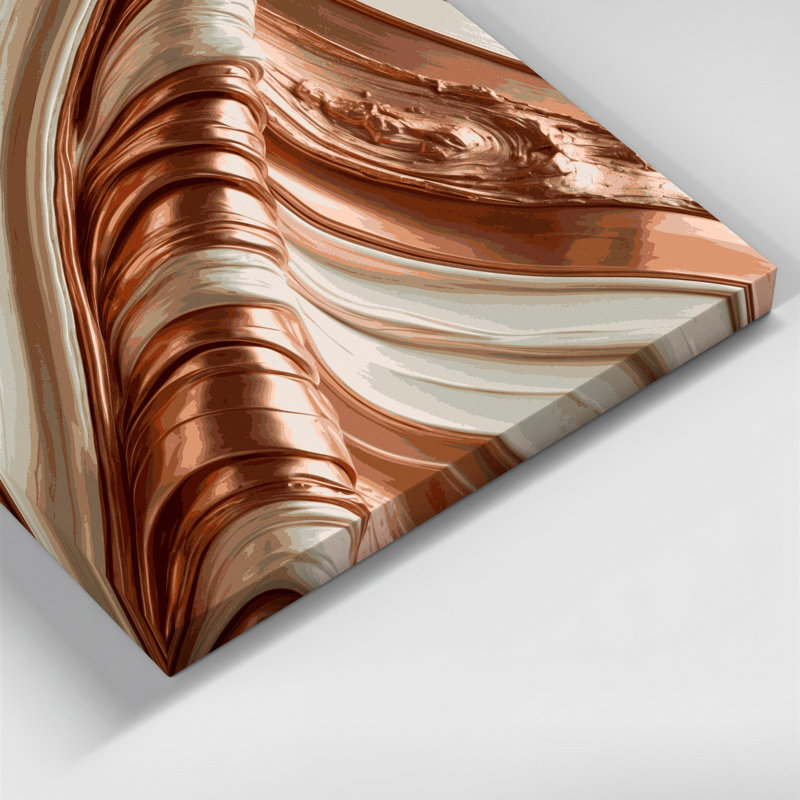 Art mural sur toile DiagonalStripes, H 12 po x l 12 po