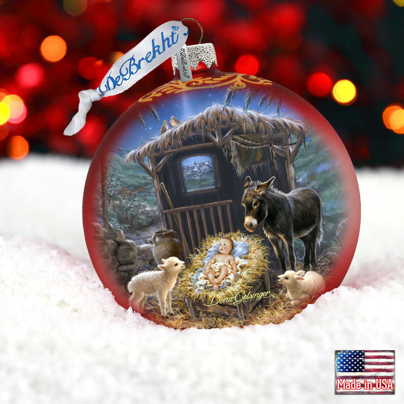 Ornement en forme de boule de Noël «Holiday Splendor»