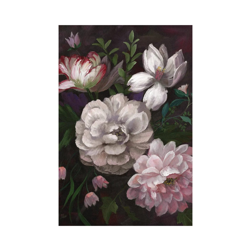Venezia Bouquet by Nan - Wrapped Canvas Art Prints 1 Piece Wrapped Canvas Wall Art, 20.32 cm H x 30.48 cm W