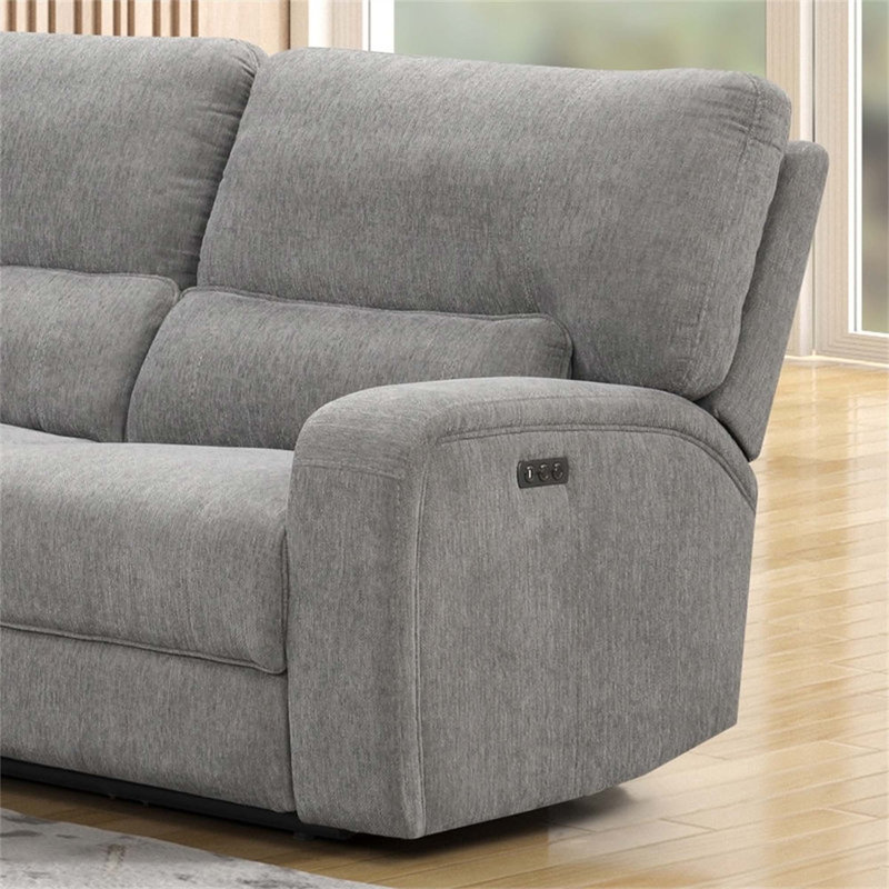 Canapé modulaire inclinable confortable avec fonctions avancées pour la détente